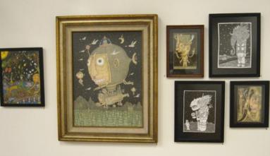 framed paintings of characters